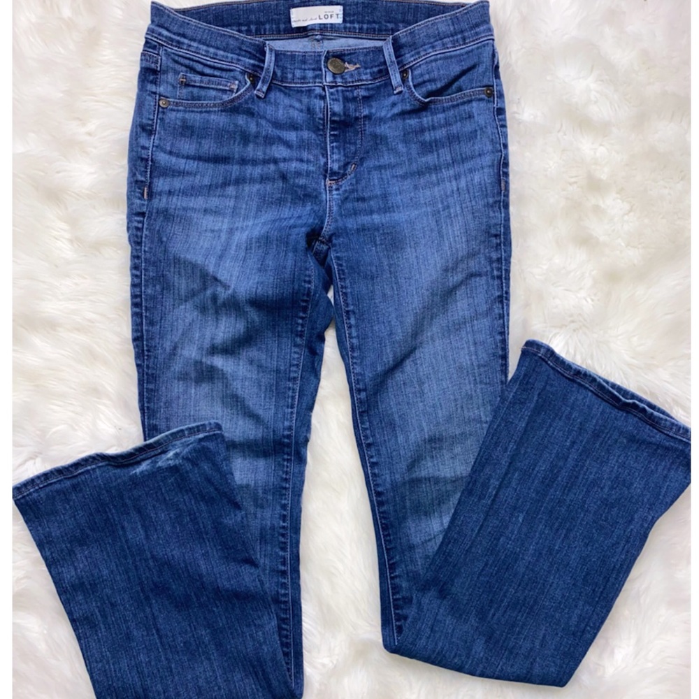 Ann Taylor Loft Jeans Women Size 2 Flare Leg 5 Pocket *